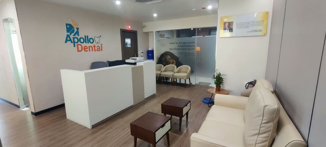 Apollo Dental clinic reception and patient waiting lounge